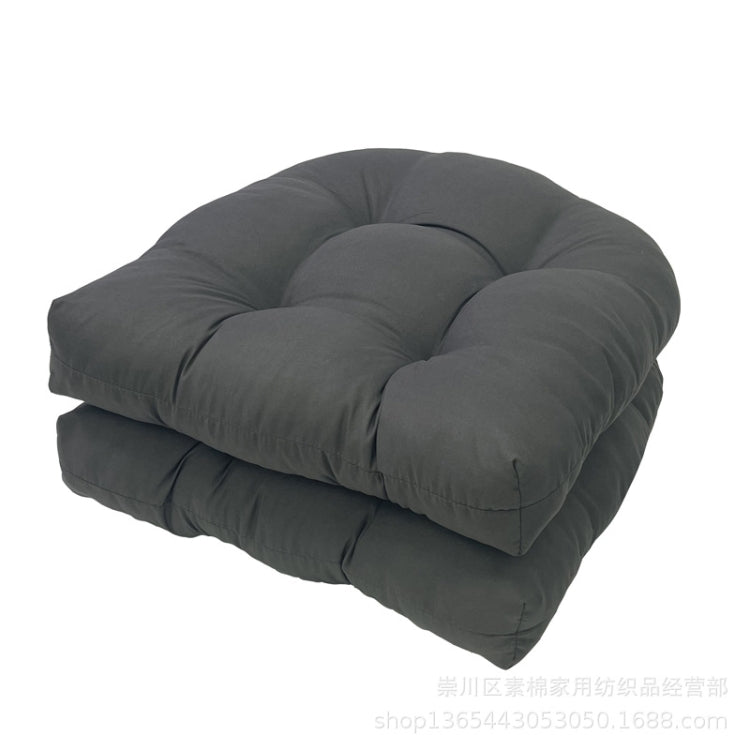 1pair 48 x 48cm Garden Patio Rattan Chair Waterproof Cushion Thick Soft Sofa Cushion
