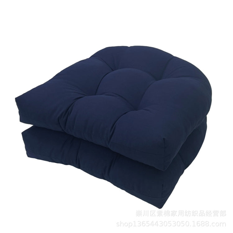 1pair 48 x 48cm Garden Patio Rattan Chair Waterproof Cushion Thick Soft Sofa Cushion