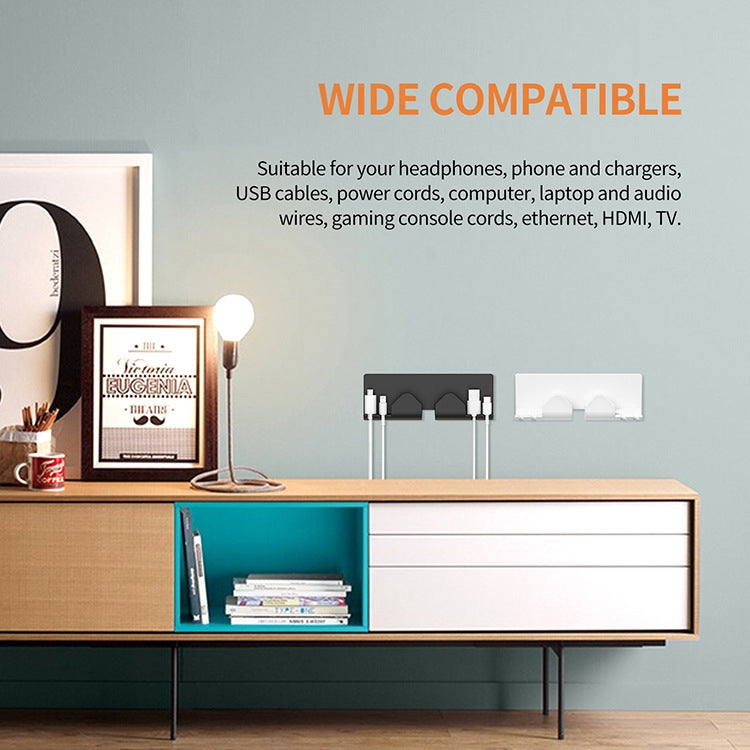 Home Computer Desktop Data Cable Storage Hook