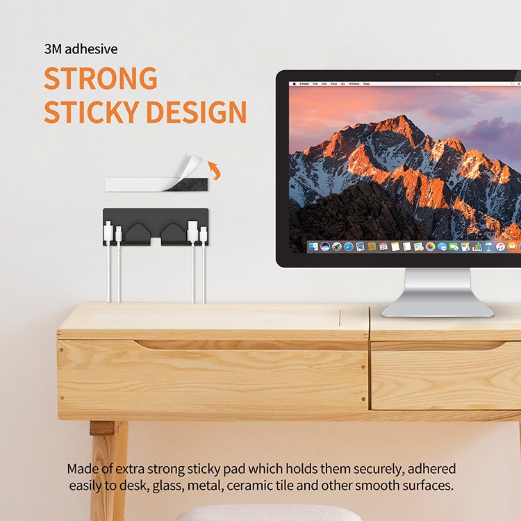 Home Computer Desktop Data Cable Storage Hook