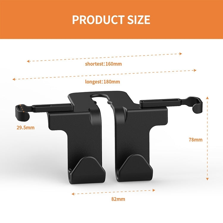 2pcs Car Decorative Hook Mobile Phone Holder - A-3