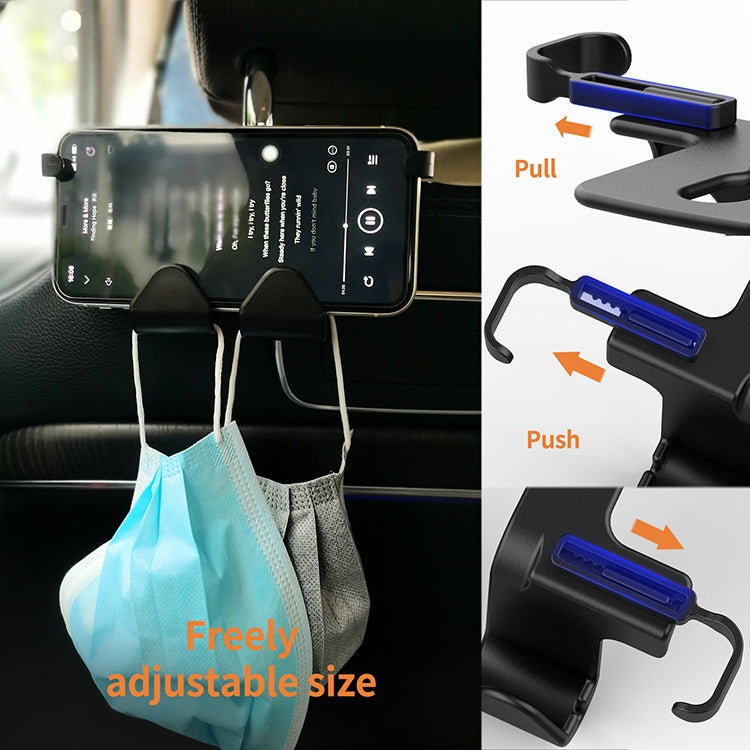 2pcs Car Decorative Hook Mobile Phone Holder - A-3