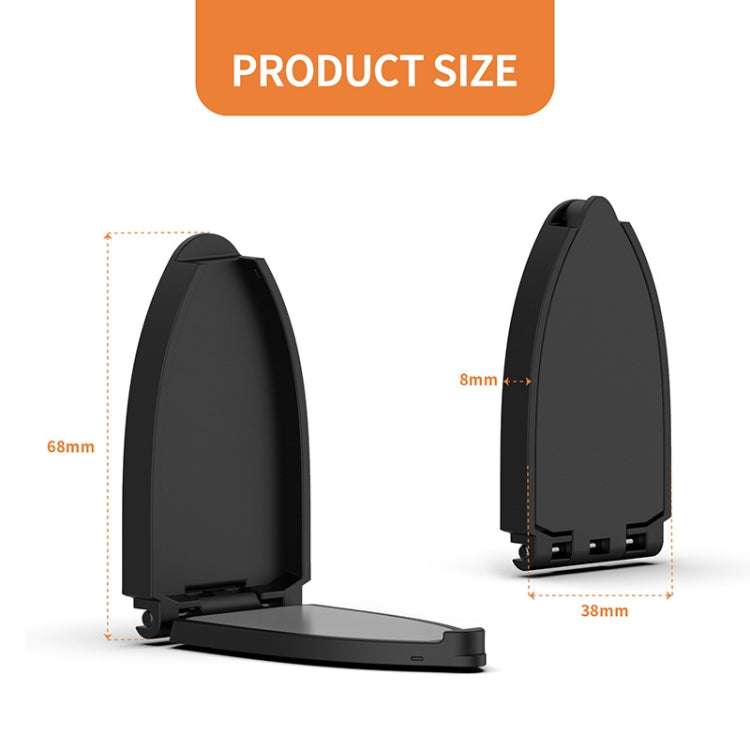 Paste Eearphone Storage Folding Opening Closing Bracket