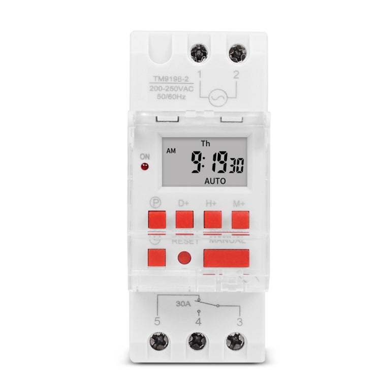 SINOTIMER TM919B-5V 30A Programmable Digital Timer Switch Automatic Cycle Timing Controller