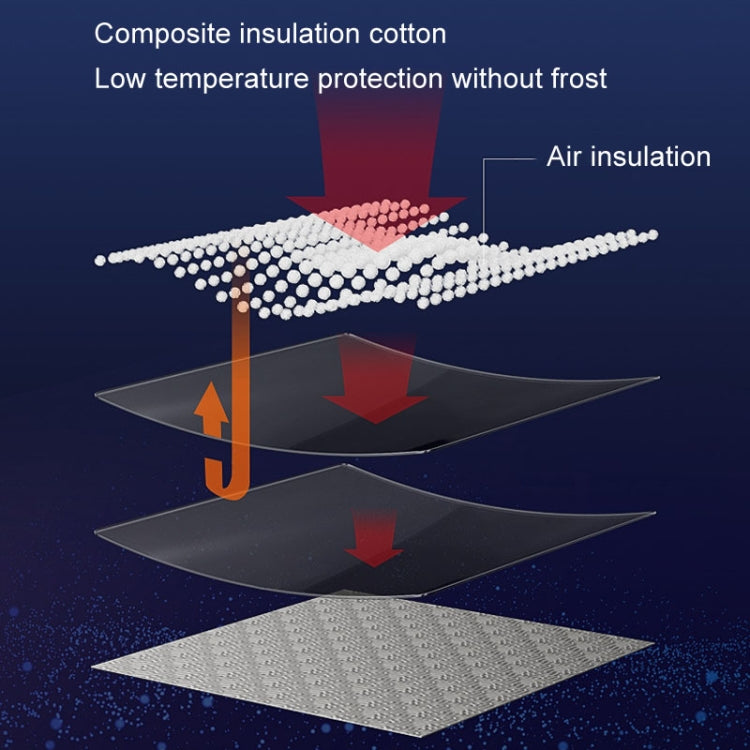 Car Snow Cover Anti-freezing Frost Cover Winter Thickened Car Clothes Blocking Cloth, Style: Hood Full Coverage
