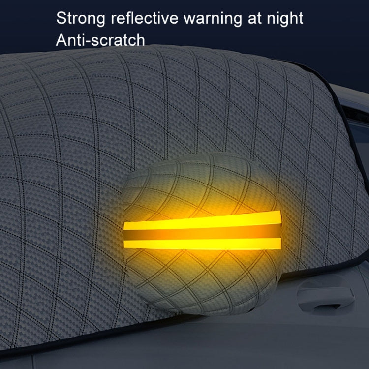 Car Snow Cover Anti-freezing Frost Cover Winter Thickened Car Clothes Blocking Cloth, Style: Hood Full Coverage