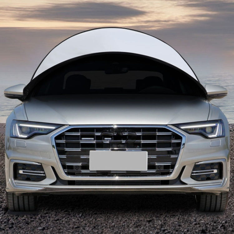 Car Sunshade Front Cover Sunscreen Heat Shield - Silver Vinyl