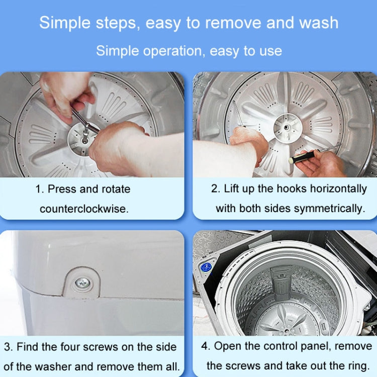 5pcs/Set Boiler Washing Machine Disassembly Cleaning Repair Tools Multifunctional Screwdriver Trident Wrench, Hook Handle Style Color Random