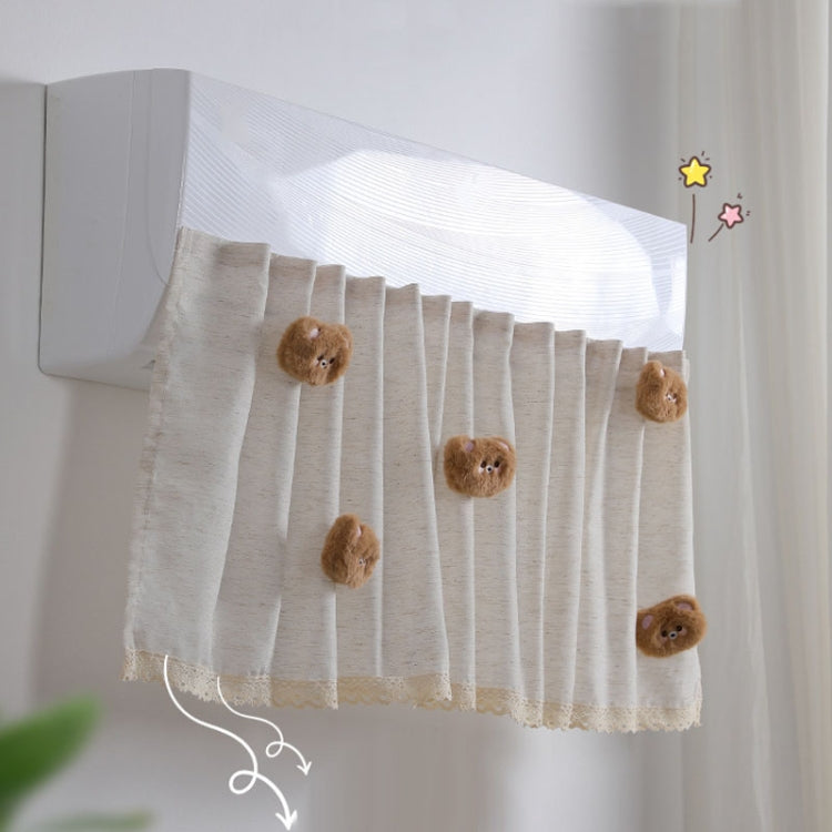 Air Conditioner Windshield Anti-Direct Blow Baby Windshield Curtain Dust Cover, Model: Vertical No Cartoon