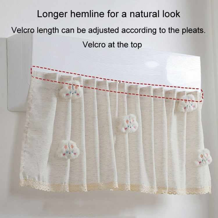 Air Conditioner Windshield Anti-Direct Blow Baby Windshield Curtain Dust Cover, Model: No Cartoon
