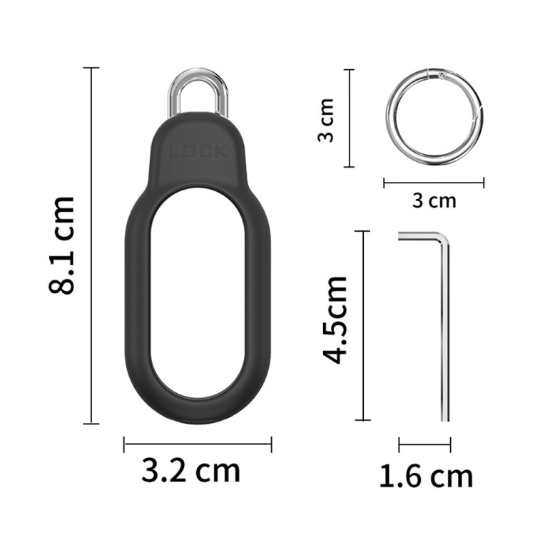 For Samsung Galaxy SmartTag2 Anti-lost Device PC Safety Lock Protection Dustproof Case