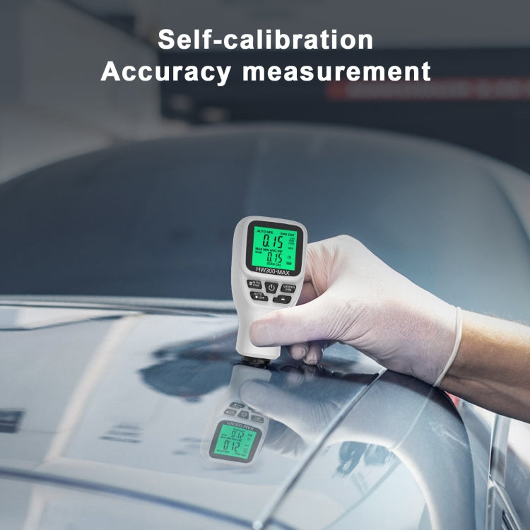 HW300-MAX Coating Thickness Gauge Anti-skid Paint Film Tester