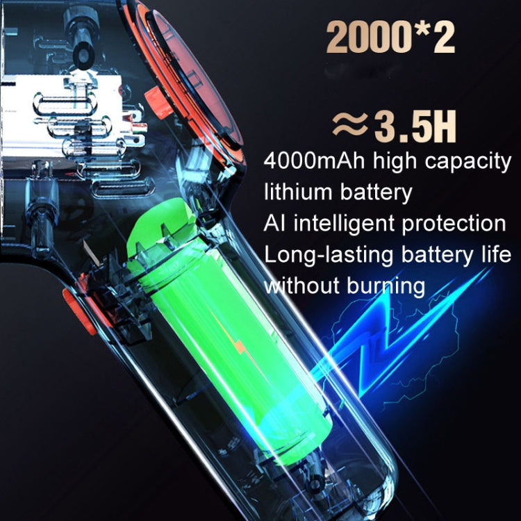 Wireless Charging Car Vacuum Cleaner Mini Handheld High Power Wet and Dry Vacuum Cleaner, Color: Black