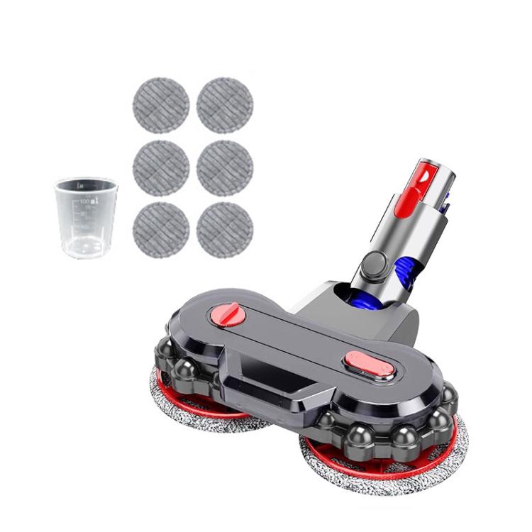 For Dyson V7 / V8 / V10 / V11 / V15 / G5  Vacuum Cleaner Electric Mop Head with Detachable Water Tank and 6 Mop Pads