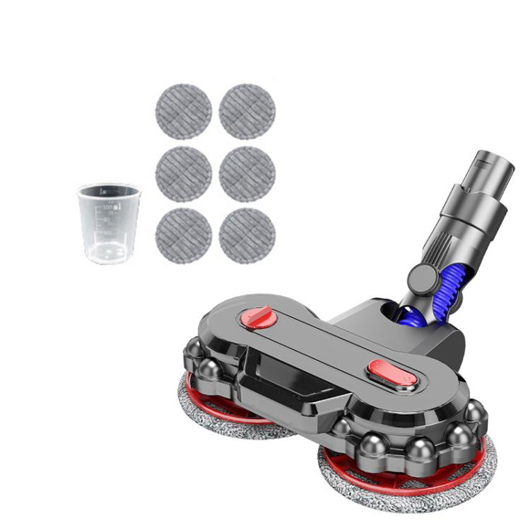 For Dyson V6 / DC62  Vacuum Cleaner Electric Mop Head with Detachable Water Tank and 6 Mop Pads