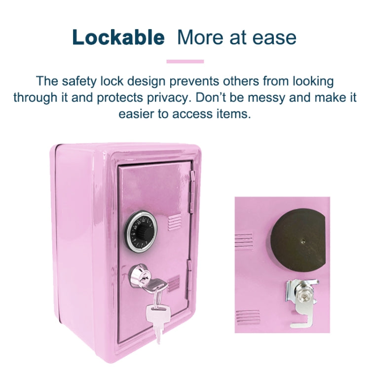 2 PCS Creative Piggy Bank Password Money Box Cash Coins Saving Box(Red)