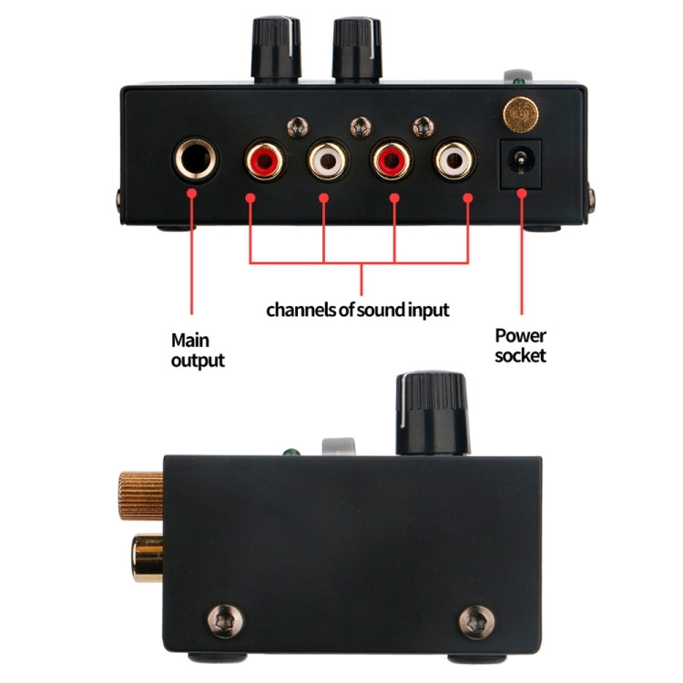 Vinyl Record Player Preamplifier, EU Plug - PP500