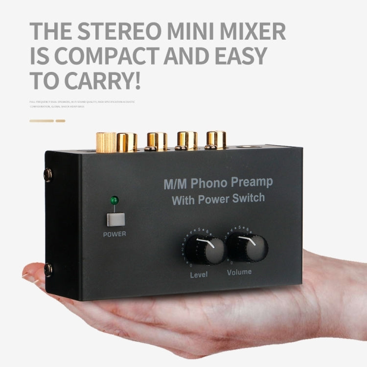 Vinyl Record Player Preamplifier, EU Plug - PP500