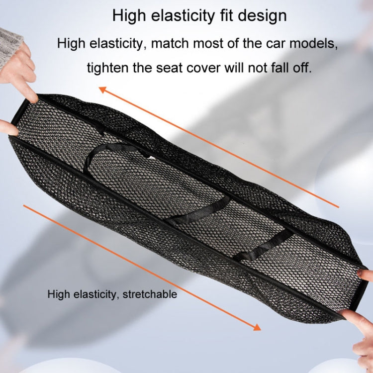 77x55cm Electrical Motorcycle Seat Cover Summer Breathable 3D Mesh Motorcycle Anti-Scald Cushion - Black