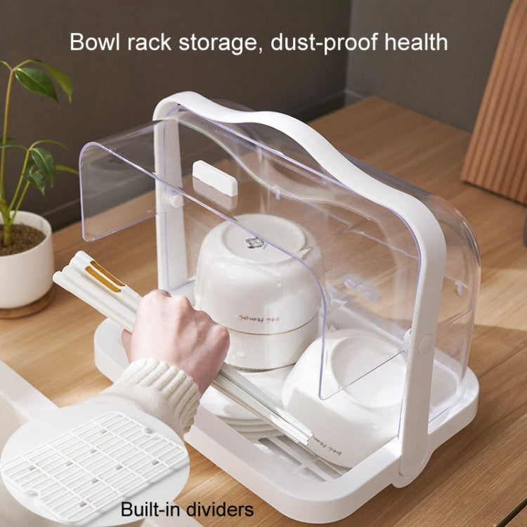 Portable Multi-function Transparent Storage Box Bread Box Bottle Organizer With Dustproof Lid, Specification: Small