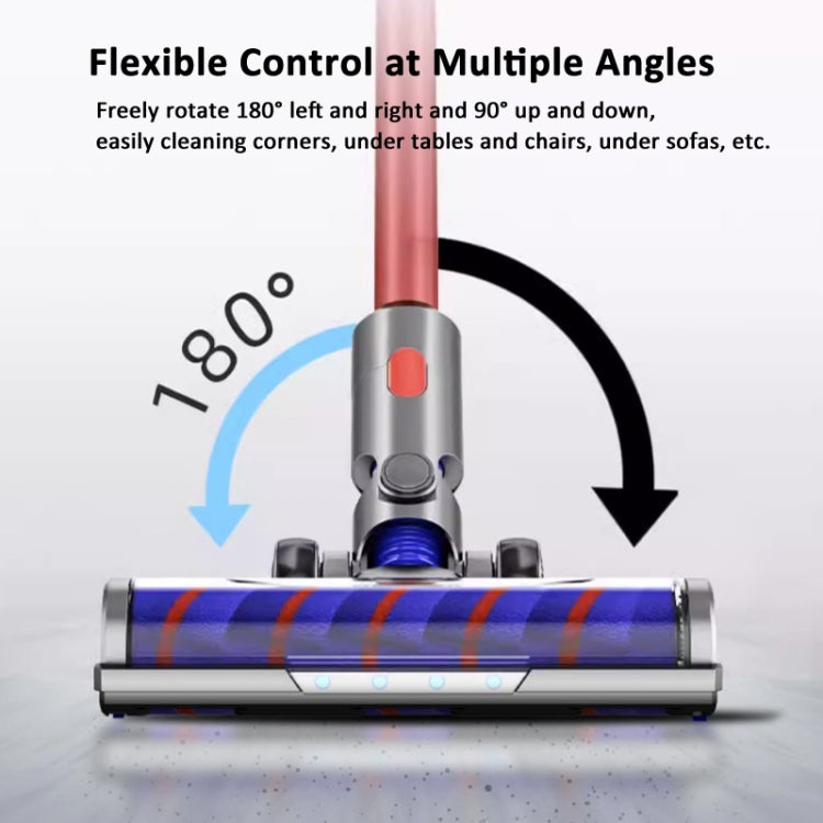 For Dyson V7 V8 V10 V11 V15 V8 Slim Vacuum Cleaner Soft Velvet Floor Brush Head with LED Lighting Independent Motor
