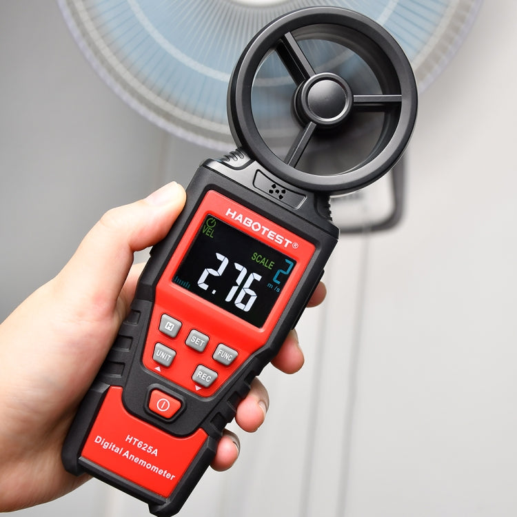 HABOTEST Handheld High-Precision Digital Anemometer With USB - HT625B