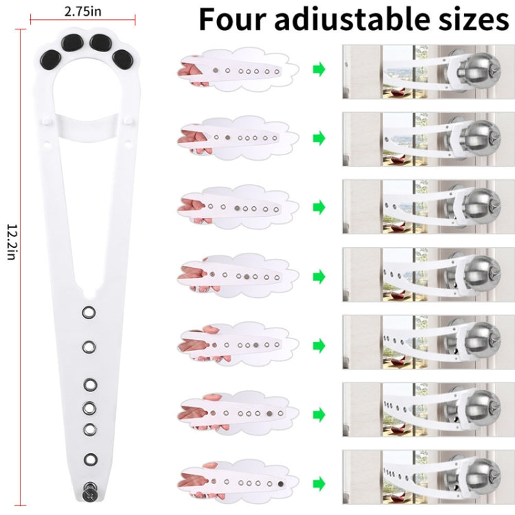 31 x 7cm Pet Entry And Exit Fence Cats And Dogs No-Punch Fixed Bracket Latch
