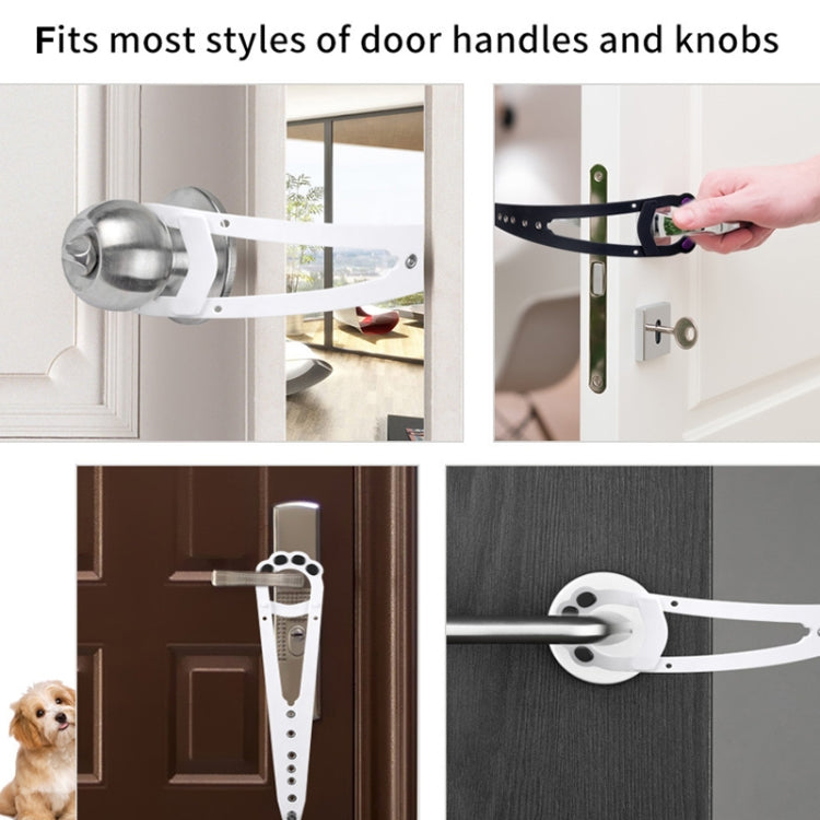 31 x 7cm Pet Entry And Exit Fence Cats And Dogs No-Punch Fixed Bracket Latch