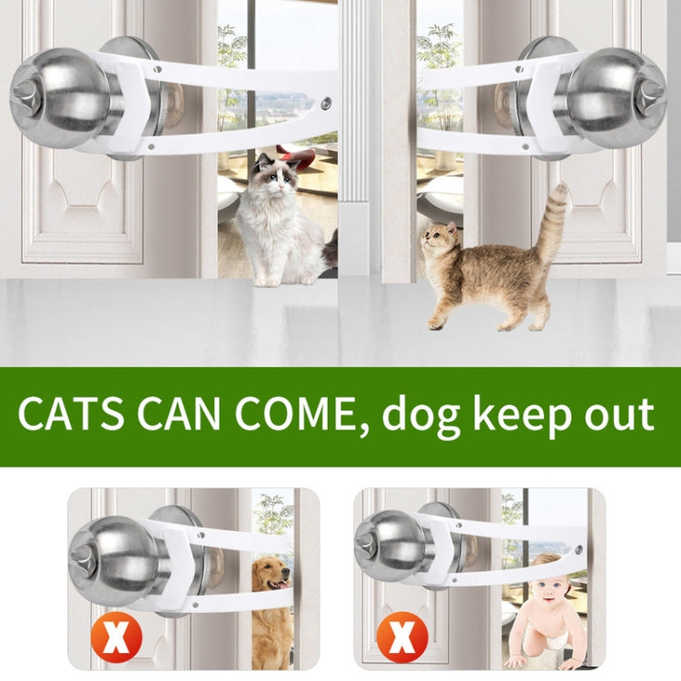 31 x 7cm Pet Entry And Exit Fence Cats And Dogs No-Punch Fixed Bracket Latch