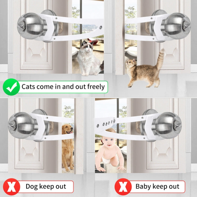 31 x 7cm Pet Entry And Exit Fence Cats And Dogs No-Punch Fixed Bracket Latch
