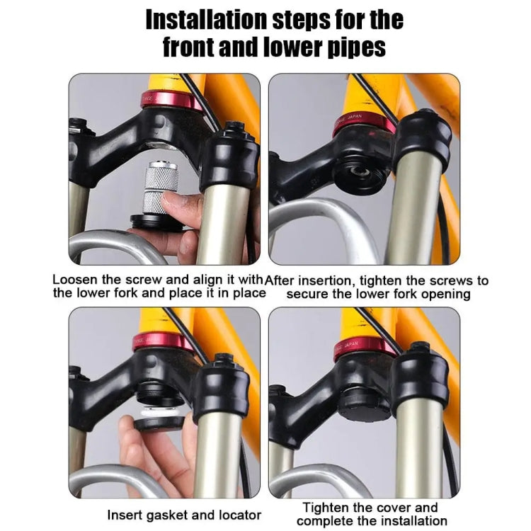 For AirTag 2nd Gen / AirTag 1st Gen Bike Mount Hidden Front Fork Down Tube Bracket Anti-Theft Holder