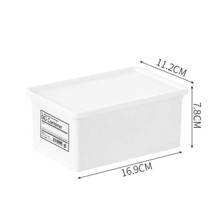 Household Laundry Detergent Storage Box Small Things Storage Organizer With Dust Cover, Specification: Small