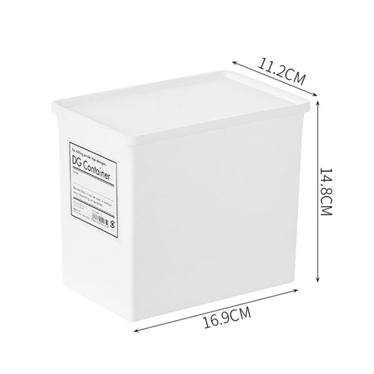 Household Laundry Detergent Storage Box Small Things Storage Organizer With Dust Cover, Specification: Large