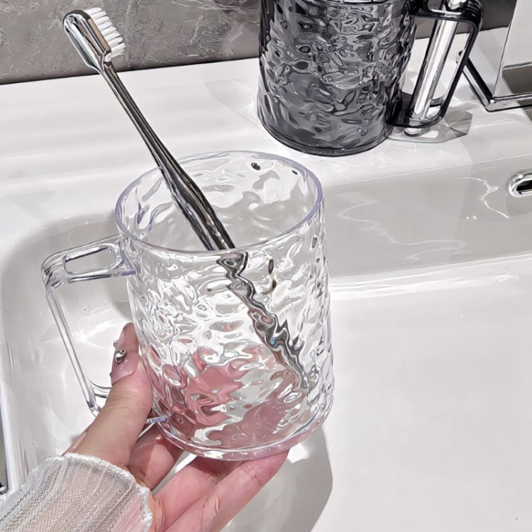 Transparent Water Ripple Mouthwash Cup Household Couple Toothbrush Cup