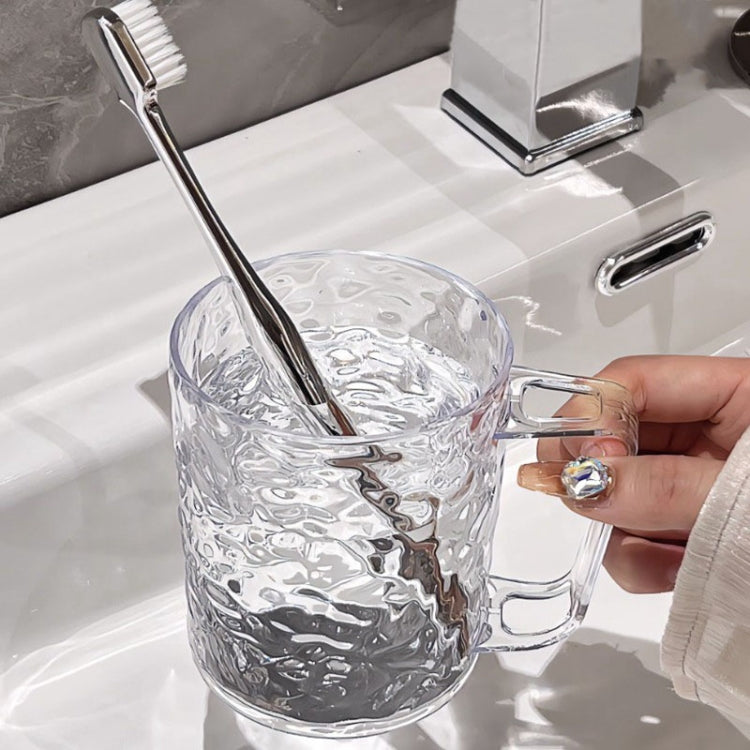 Transparent Water Ripple Mouthwash Cup Household Couple Toothbrush Cup