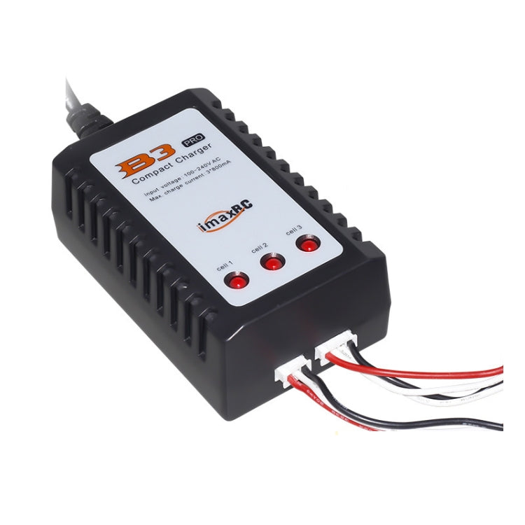 ImaxRC 7.4V/11.1V 2S/3S Model Aircraft Drone Lithium Battery Intelligent Balance Charger - US Plug