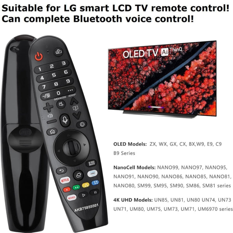 For LG TV Bluetooth Handheld Infrared Voice Multi-Function Remote Control - AKB75855501