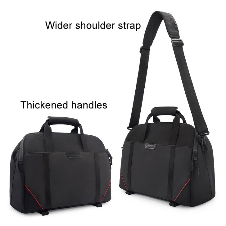 Cwatcun D109 Portable Casual Waterproof Multi-Function Camera Storage Photography Bag, Color: Medium Black