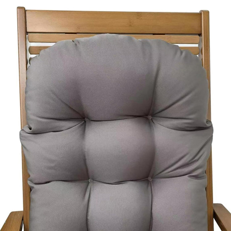 110x50cm Dome Waterproof Sun-proof Garden Folding High Back Chair Cushions, Color: Dark Gray