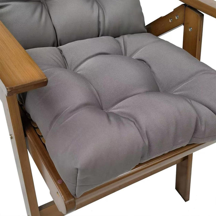 110x50cm Dome Waterproof Sun-proof Garden Folding High Back Chair Cushions, Color: Dark Gray