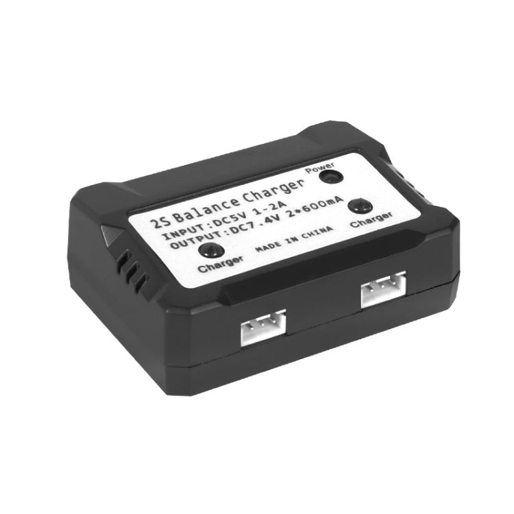 One-To-Two 7.4V Lithium Battery Overcharge Protection USB Charger With Light - XH-3P Plug