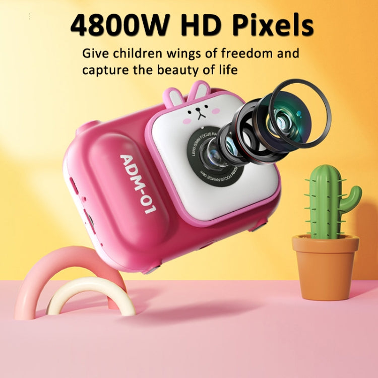 2.4 Inch IPS Screen 48MP Dual Lens Kids Digital Camera Mini Video Camera With 32G TF Card Blue Fox