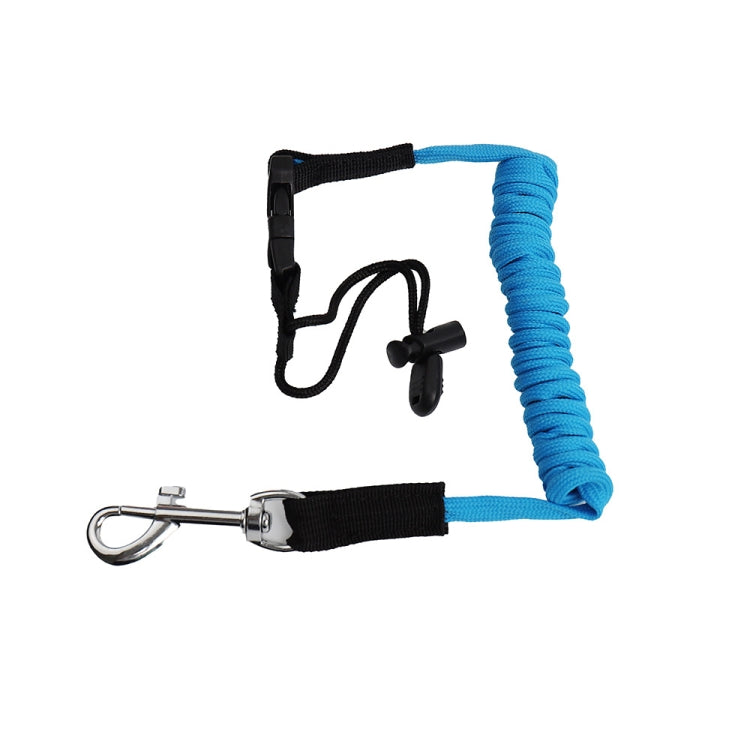 Stretchable Kayak Paddle Board Safety Rope Spring Leash With Safety Lock