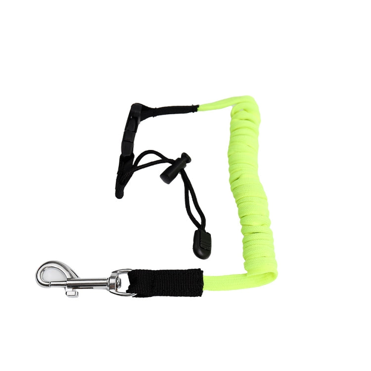 Stretchable Kayak Paddle Board Safety Rope Spring Leash With Safety Lock