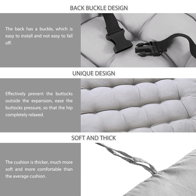 120x50x8cm Home Soft Lounger Cushion Garden Fabric Backrest Rattan Chair Cushion