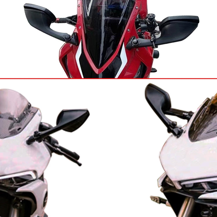 Motorcycle Modification Reversing Mirror Accessories For Kawasaki - Black