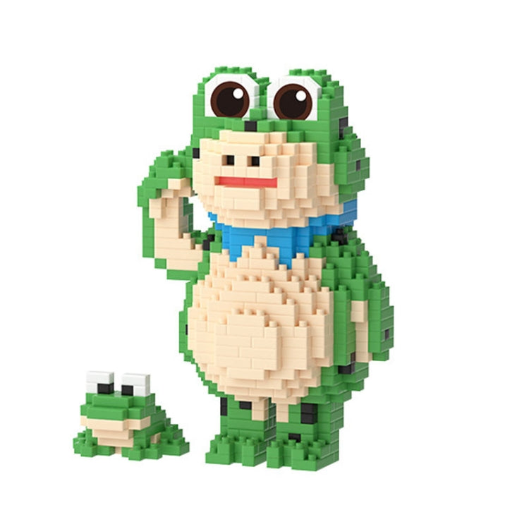 855pcs /Box Children Educational Assembly Small Frogs Building Blocks Toy