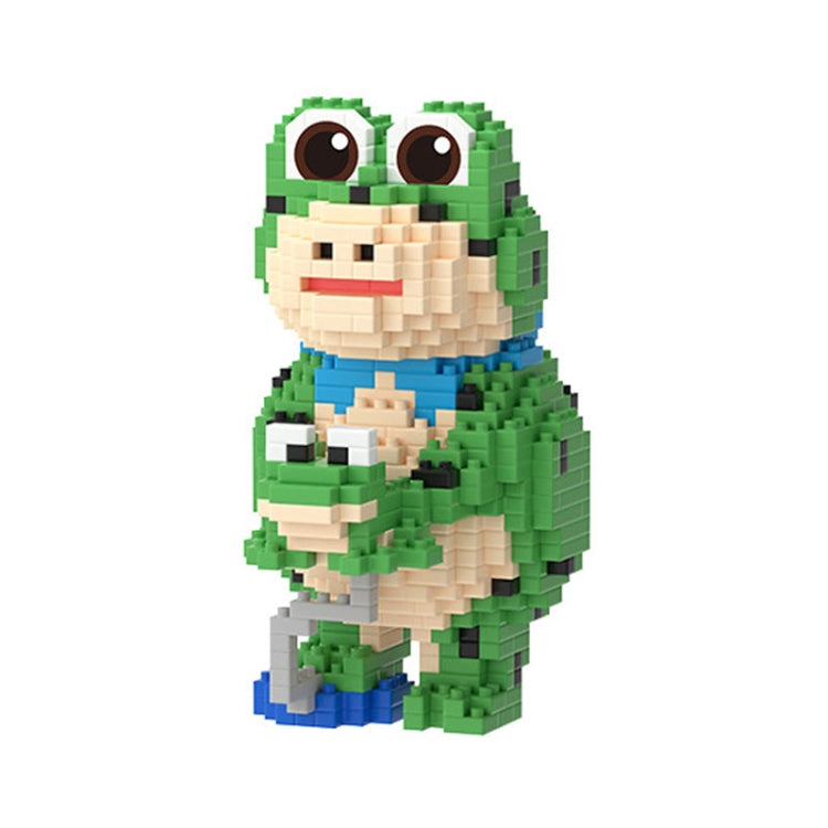 855pcs /Box Children Educational Assembly Small Frogs Building Blocks Toy