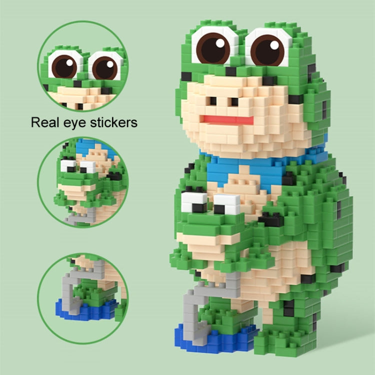 855pcs /Box Children Educational Assembly Small Frogs Building Blocks Toy