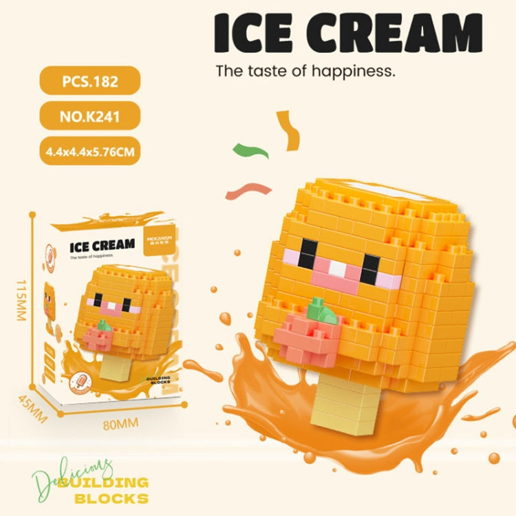 Mekansm K241 Micro-particle Ice-cream Series Childhood Jigsaw Toys Building Blocks Ornament Child Gift